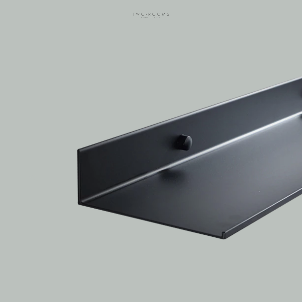 Wandplank planchet douche - badkamer - Mat Zwart