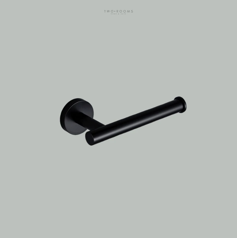 Toiletrolhouder curve - Mat Zwart