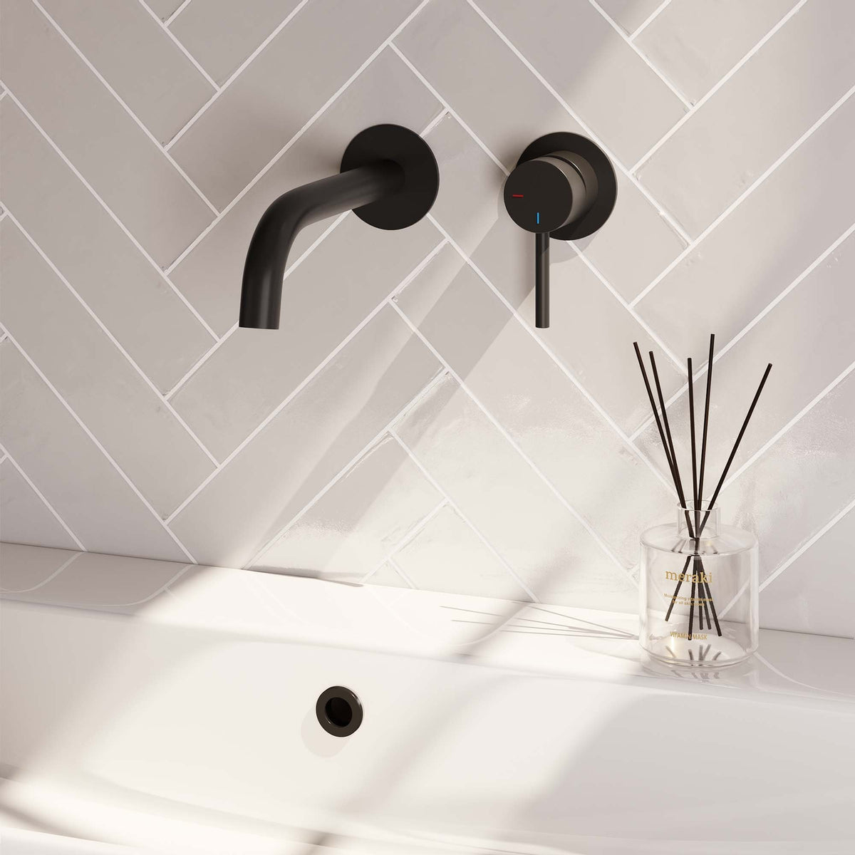 Brauer Inbouw wastafelkraan - Black edition